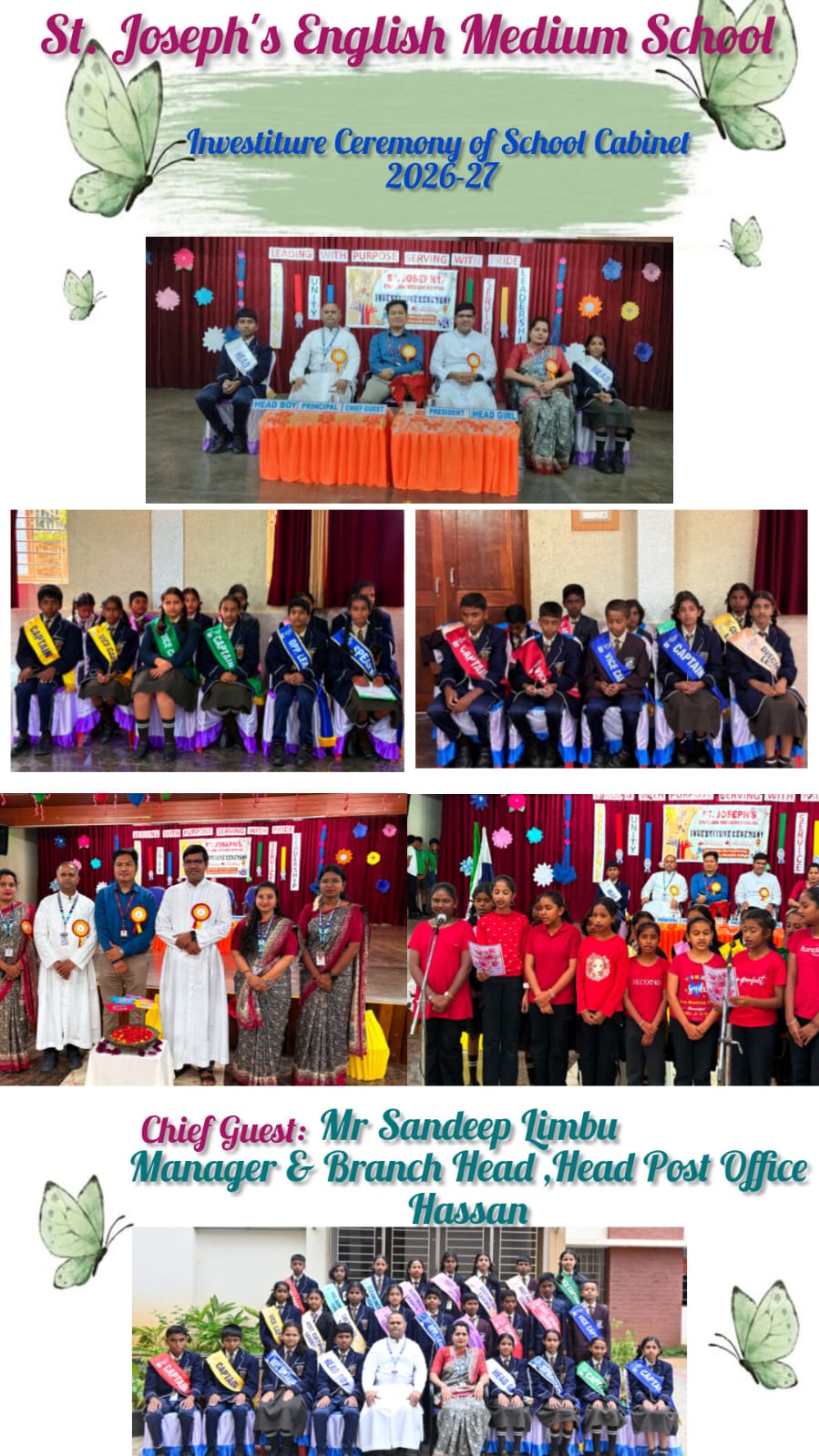 Investiture Ceremony of School Cabinet